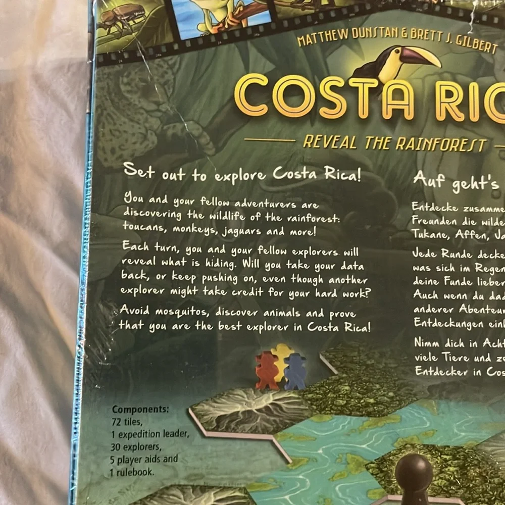 NWT Costa Rica Board Game by Mayfair Games